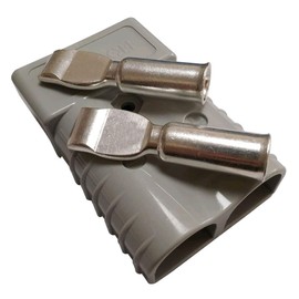 350A Battery Connector 2/0 AWG Gray 350A 600V Plug Quick-Connector Disconnector Housing 2-Pole