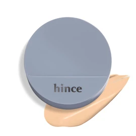HINCE hince Second Skin Mesh Matte Cushion - 12g, Natural Coverage, Semi Matte Finish, Flawless Coverage, 24hr Long Lasting, Korean Cushion Foundation, Blue Cushion (PORCELAIN, 17)