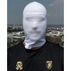 Balaclava in White with Mesh in Front of Eyes for