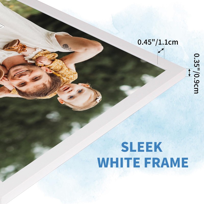 WIFTREY 8x10 Picture Frame Set of 18, Multi Photo Frames