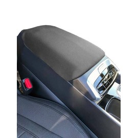 Car Console Covers Plus Hand Made in USA Designed for Hyundai Tucson Select Models with Console Image Shown 2022-2025 Neoprene Auto Armrest Center Console Cover Protector Gray