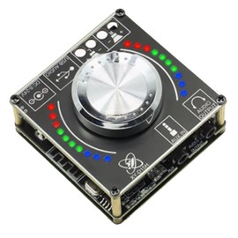 Roarrter 10W15W20W Stereo Bluetooth Audio Digital Amplifier Board Module Volume Spectrum Music Rhythm Light D15H