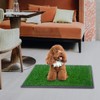 Sardoxx 2pcs Pet Potty Training Pee Artificial Grass Rug Pad