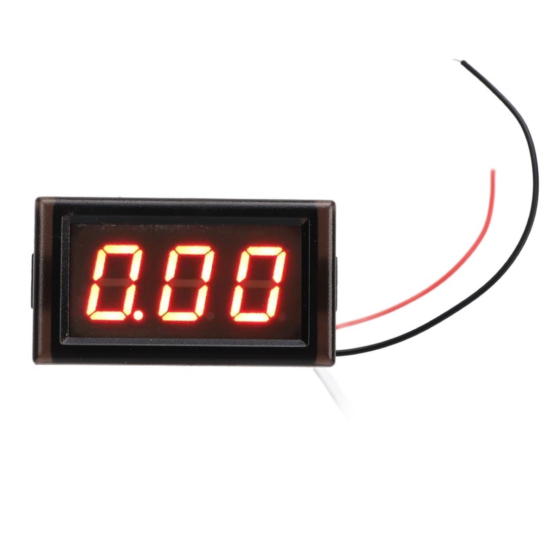 DC Ammeter with Hall Sensor LED Digital Display 50A High