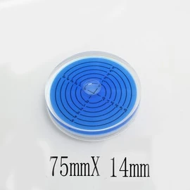 Bullseye Spirit Level High Accuracy Diameter 74mm Round Spirit Level Round Caravan Equipment for Lnguments Tribrachs