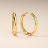 KRFY Sterling Silver Hoop Earrings for Women Girls 14K Vermeil