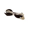 VINGTAINE H7816-BE- Barrette Ribbon, Satin, Simple, Hair Clip, Hair Accessory,