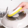 Dishes Scrub Sponges, 20pcs Double-Side Kitchen Scouring Pads Non Scratch