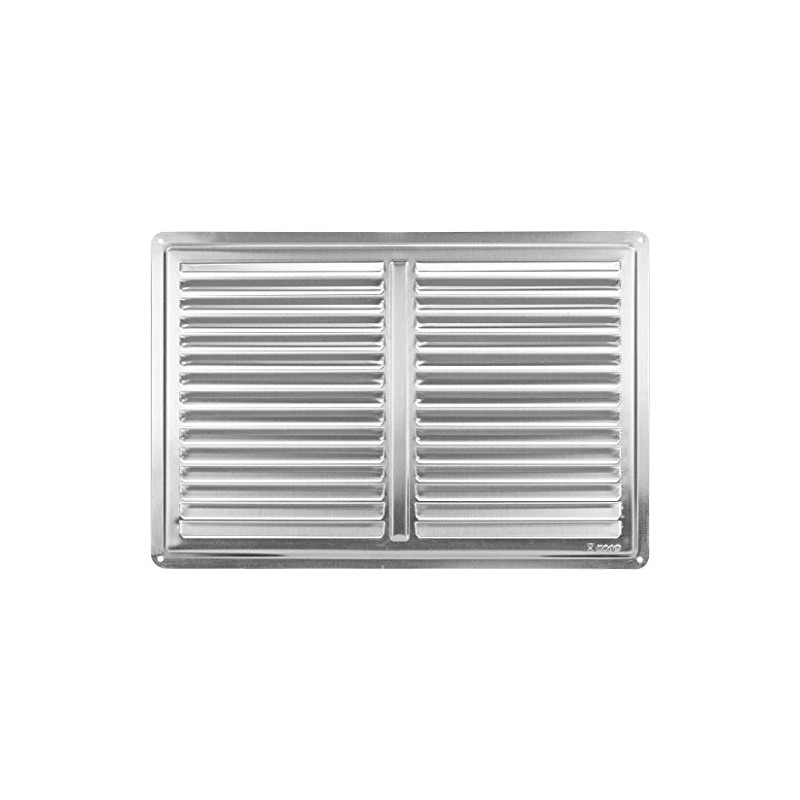 Edelstahl Lüftungsgitter - B:305 x H:205 mm - Abluftgitter -