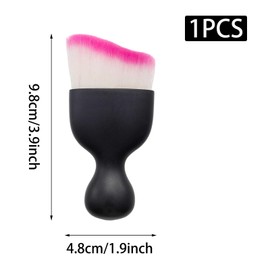 Yinluluna Car Interior Cleaning Brush, Automotive Interior Dusting Brush, Soft Fur Car Cleaning Tool for Air Conditioning Vents, Dashboard, Leather, Computer etc (White&Purple)