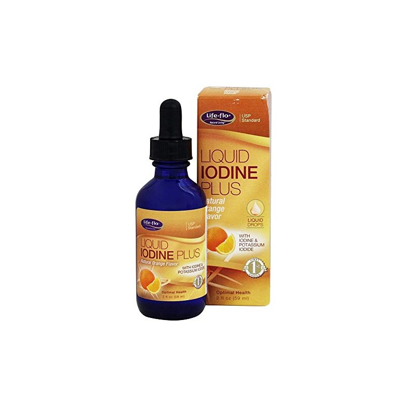 Life-flo Liquid Iodine Plus Orange, 2 Fluid Ounce