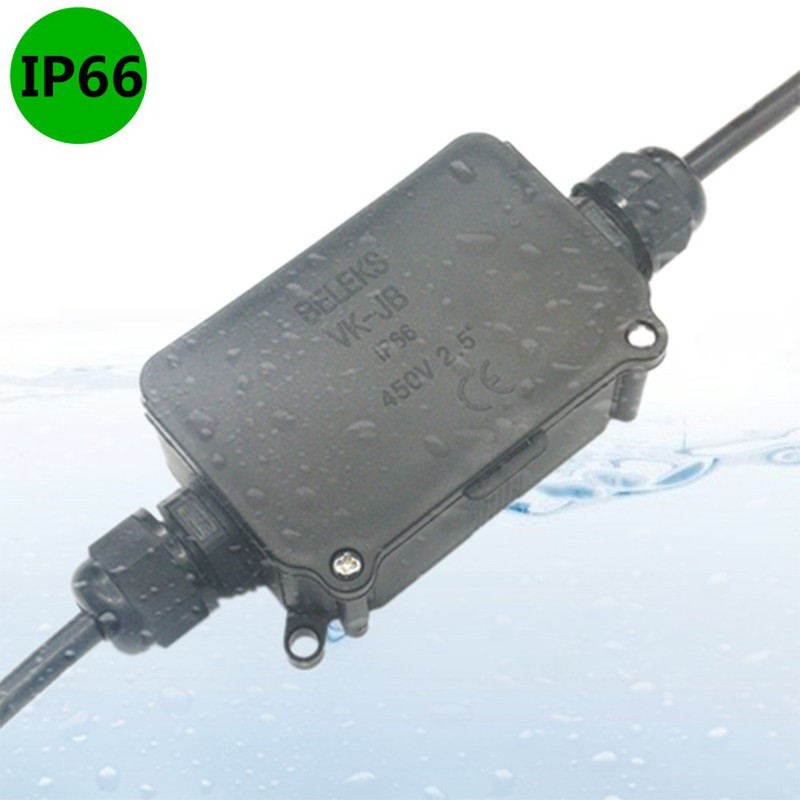 2Pack Waterproof Junction Box,2 Way PG9 Underground IP66 Electrical Wire