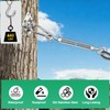 Spiglamm 10PCS M8 Hook & Eye Turnbuckle 304 Stainless Steel,Heavy