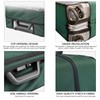 Veki Suitcase Covers with a Zip, dark green