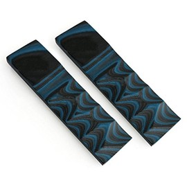 Whole Earth Supply G-10 G10 Black Blue Quality Handle Scales Knives Guns Grips Knife 5in Making Set Pair