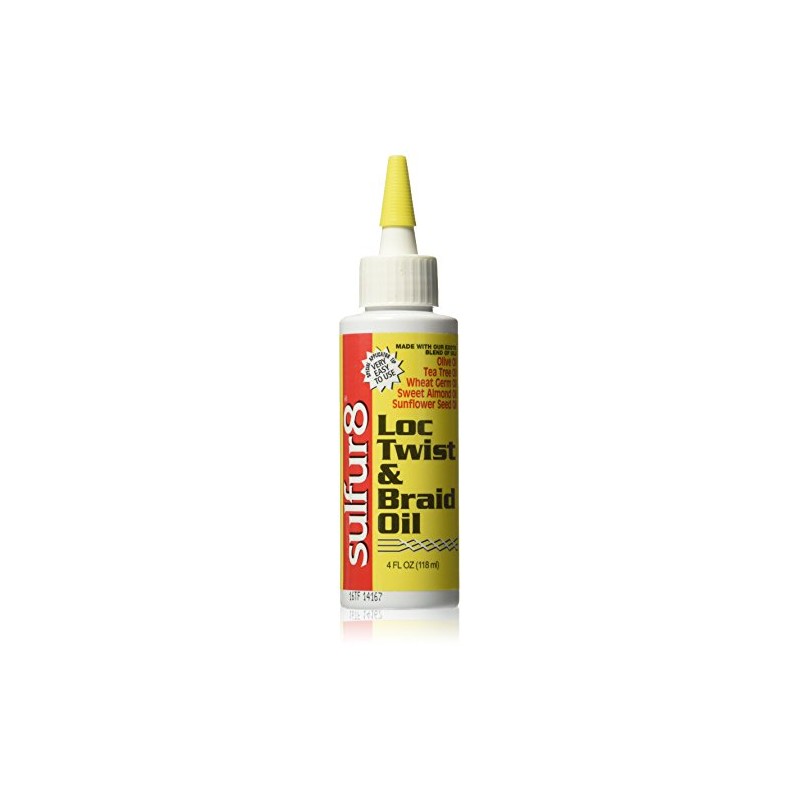 Sulfur8 Loc Twist and Braid Oil, 4 Ounce