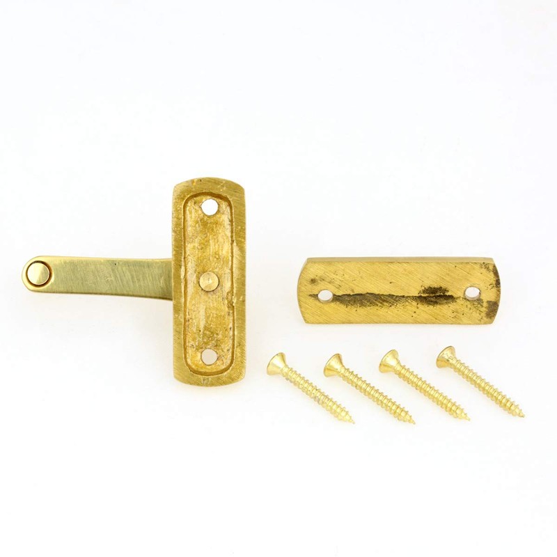 Renovators Supply Manufacturing Cabinet Locks 2.12 in. Brass Cabinet Door