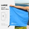 3DActive Microfibre Towel for Gym, Sports and Travel. Ultra Absorbent,