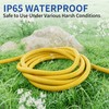cismorvex 3ft Outdoor/Indoor Extension Cord with Lighted 10/3 Gauge Yellow