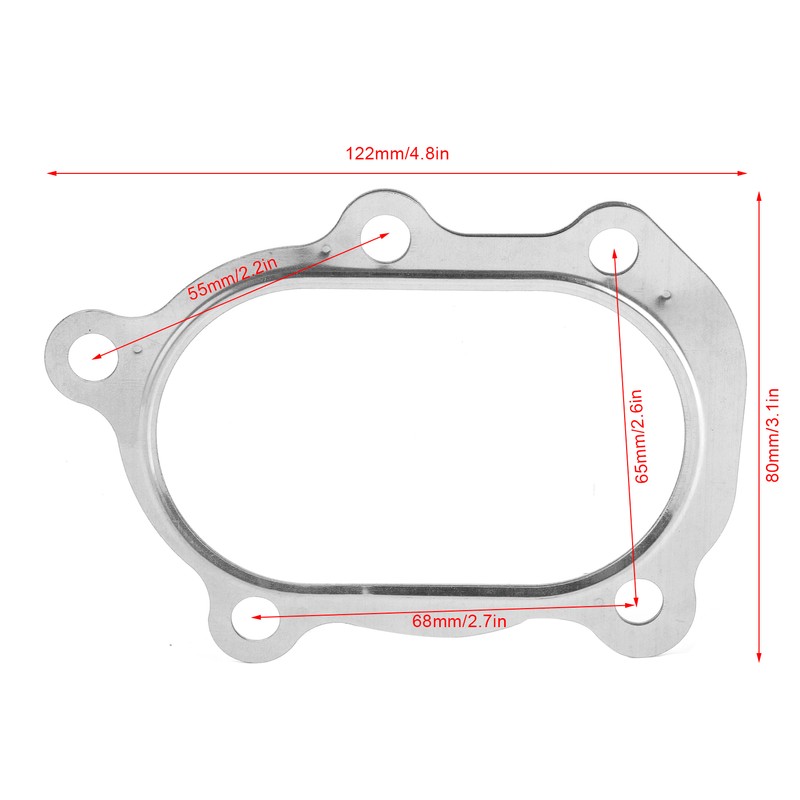 5 Layers Turbocharger Gasket Fitting Replacement for T25 GTRS All