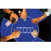 IKULE Texas Hold'em Poker Mat Water Repellent Portable Round Poker