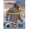 TACVASEN Combat Assault Tactical Military Warm Fleece Concealed Hood Jacket