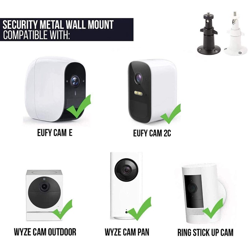 GoPlay AU Adjustable Security Metal Wall Mount Compatible with Arlo