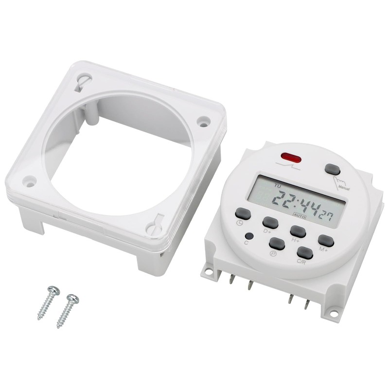 Weasch Timer Switch, CN101A, DC/AC 12V 16Amp, Digital LCD Power