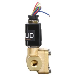 U.S. Solid 1/4inches Brass Electric Solenoid Valve 110V AC 230 PSI Normally Closed VITON Non-potable Water Air Oil