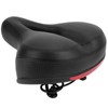 Mountain Bike Saddle Comfortable Microfiber Leather HollowCarved Spring Bike Saddle