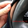 Universal Shiny Black Car Steering Wheel Cover with Bling Rhinestones