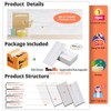 100 Pieces Peel and Stick Backsplash for Kitchen, 3" x