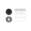 Spare Parts Kit for Outdoor Cam Plus (Plug-In), Black