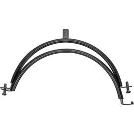 12" Inch Galvanized Pipe Hanger with Rubber - Conduit Mounting Clamp - PVC Tube Brackets - Metal Pipe Clamps - Tube Wall Mounting Bracket Clamp - Rigid Conduit Holder - 12in Pipe Clamp