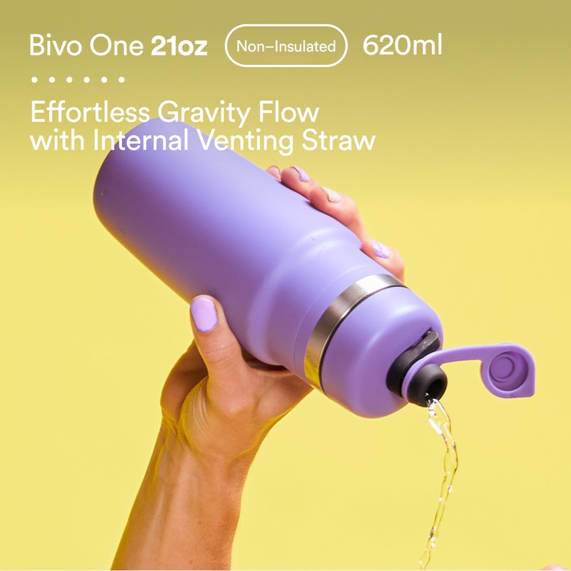 Bivo One 21oz Non-Insulated Bottle Black