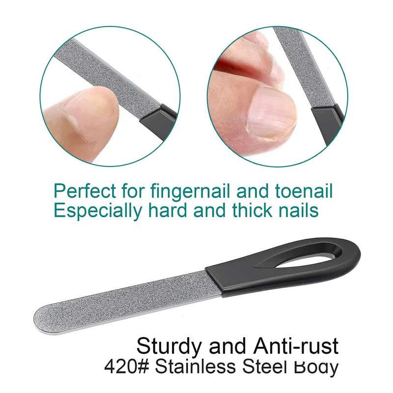 VOGARB VOGARB Quick Grinding Nail Files for for Hard/Thick Nails,Double