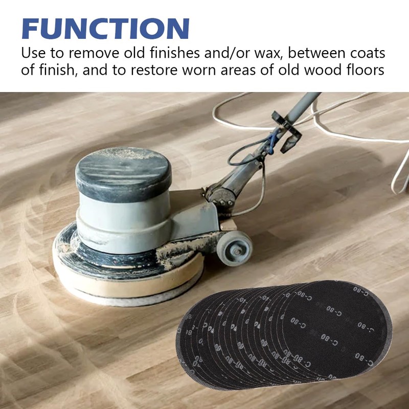 HUAALIUCHE 17" Sanding Screen Discs - Mesh Floor Sanding Screen
