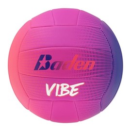 Baden Vibe Volleyball Ball, Beach Volleyball for Children, Teenagers and Adults, Durable and Soft Feel Ball, Ideal for Outdoor Pool, Beach, Pool and Leisure, Purple, 5