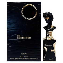 Lattafa His Confession Eau de Parfum Spray for Men - 3.4 Ounce