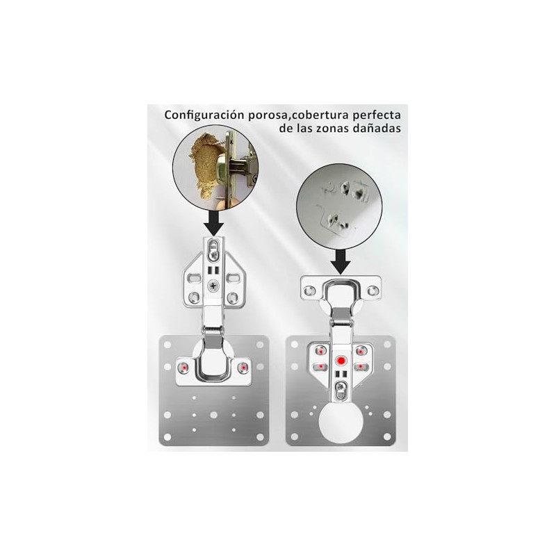 HASTHIP® 2 Pcs Protector de Bisagra de Puerta de Silicona,