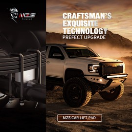 MZS Rear Leveling Kit 1" Lift Blocks Compatible with 1995-2023 Tacoma | 1995-2021 Tundra 2WD 4WD