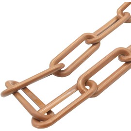 Christoph Palme 2.30 m Rain Drain Chain 10 mm Plastic Rain Chain Copper Colour Drain Chain Drip Chain Water Chain