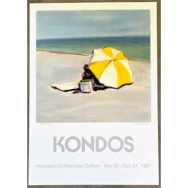Gregory Kondos - Beach Day 1987  signed