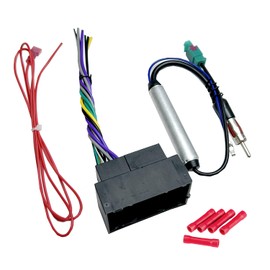 Radio Wiring Harness with Antenna Adapter Compatible with Chrysler 2015-2020/Dodge 2013-2016/Jeep 2014-2020/Ram 2013-2019, Stereo Installation Wire Harness Kit Aftermarket Stereo CD Player Receiver