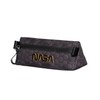 NASA Neon Triangle Pencil Case - Black, black, Triangle Pencil