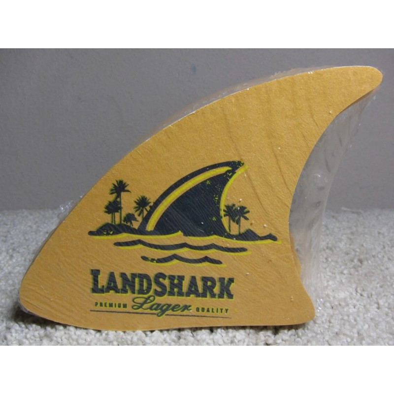 Landshark Lager - Shark Fin Beer Coasters - Sealed Pack