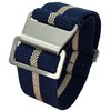 Max French Marine Nationale Elastic Nylon Navy Divers Parachute Watch