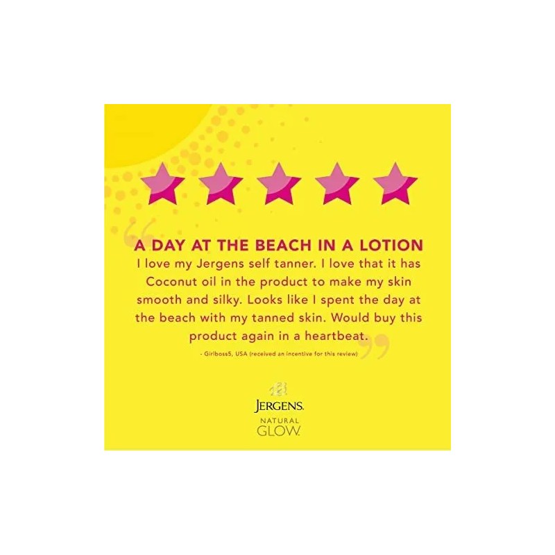 Loción Bronceadora Sin Sol Jergens Natural Glow, Autobroncea