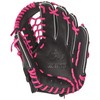Zett BRGB35370Z Soft Baseball Glove Fine Play All-round, Black x