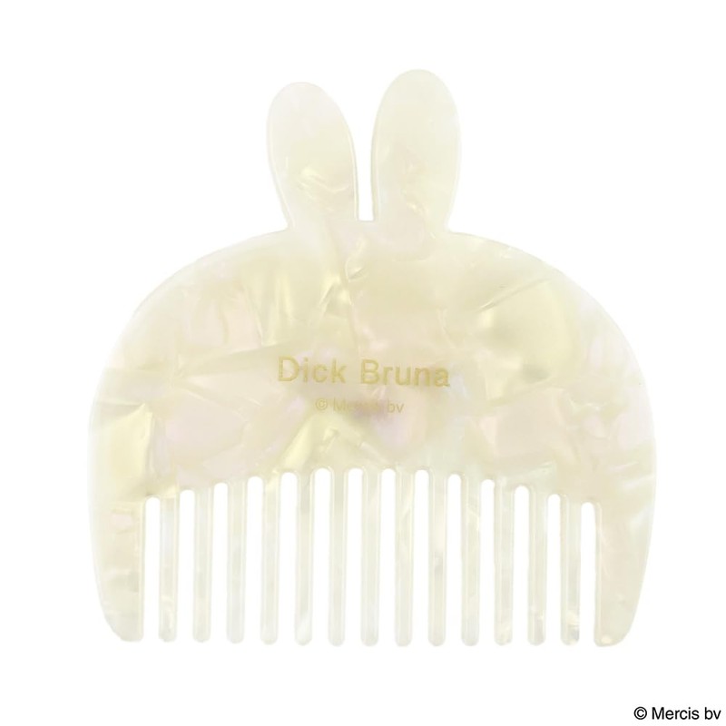 Dick Bruna MF46825 Die-Cut Comb, Miffy Comb, Comb, Brush, Acrylic,